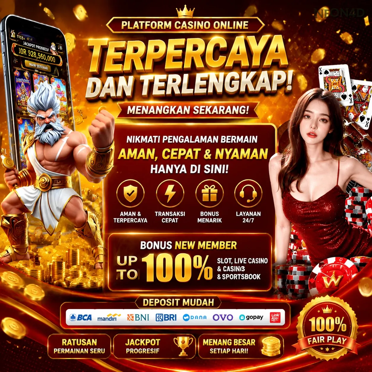 Ikon aplikasi neon4d resmi